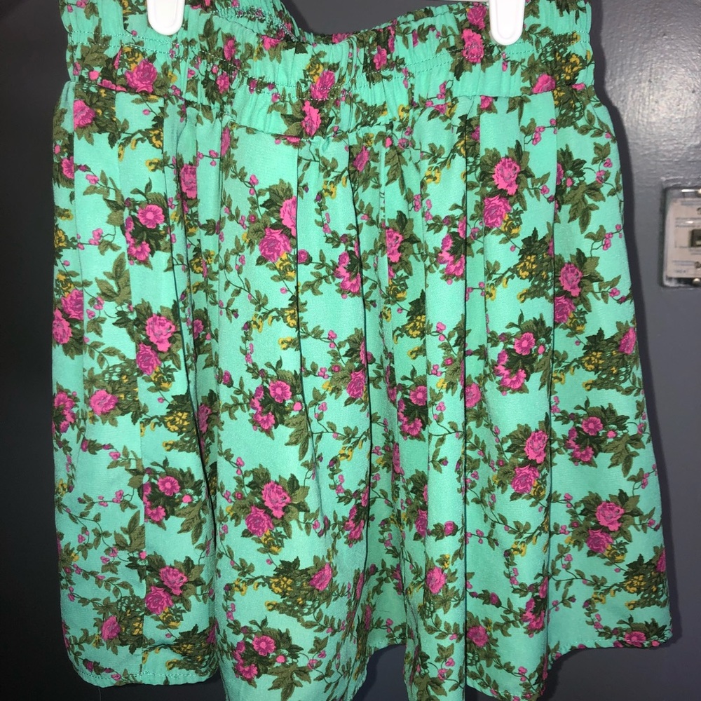 Floral skater skirt